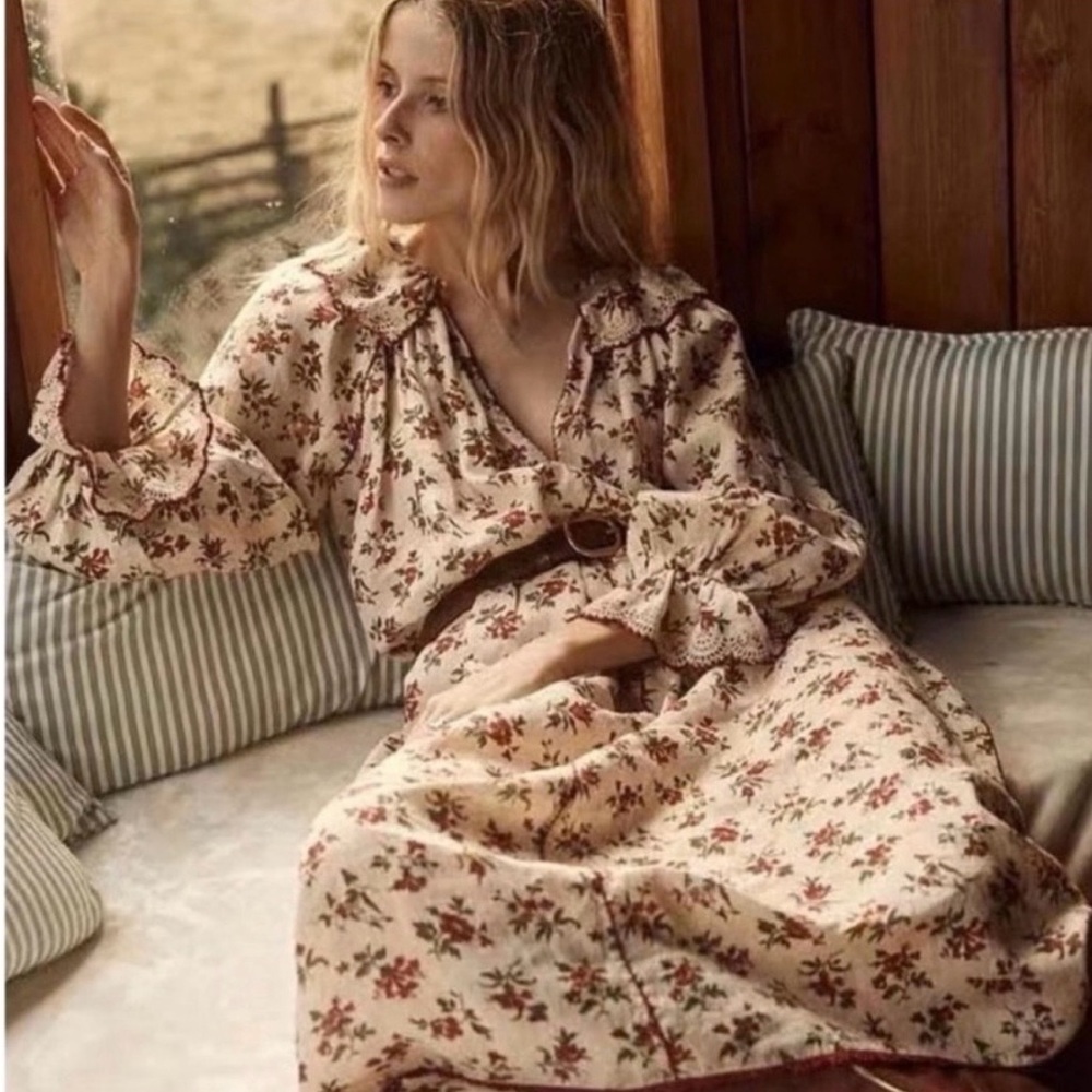 Doen RIETTA DRESS In WILDFLOWER WHISPER NWT Sz XS.